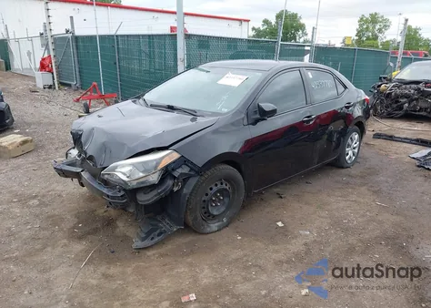 2016 Toyota Corolla Le из США, поврежденный, VIN 2T1BURHE5GC499184